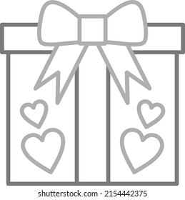 Giftbox vector icon. Can be used for printing, mobile and web applications.