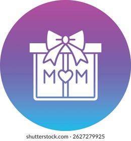 Giftbox vector icon. Can be used for printing, mobile and web applications.