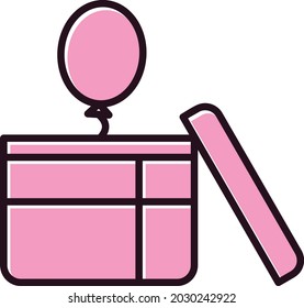 Giftboxes Color Filled Vector Icon Design