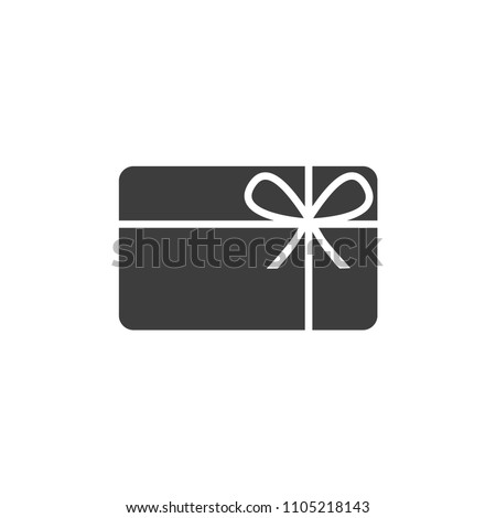 Giftcard icon vector image