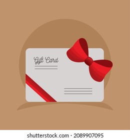 giftcard with red bowtie icon