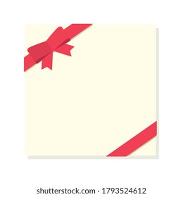 Gift/greeting card/Message Card/Present Vector Illustration Material