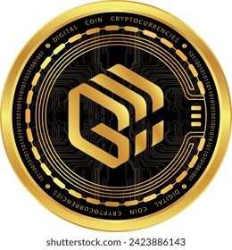 gifto-gft coin vector illustrations. 3d illustration. vector coins.