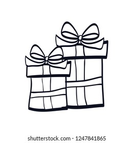 gifts boxes presents icons