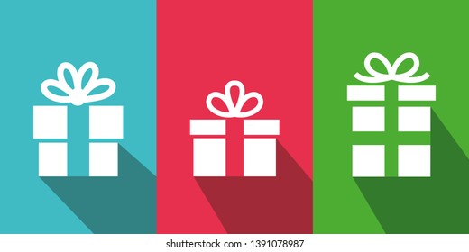 Gifts and celebration icons set, can be used to illustrate topics like parties, birthday celebration, family events. - Vector