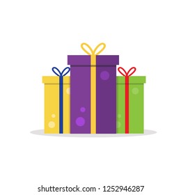 gifts flat design