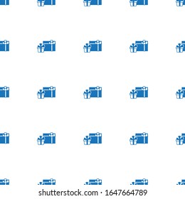 icono de regalos aislado sin fisuras en fondo blanco. Icono de regalos rellenos editables. icono de regalos para web y móvil.