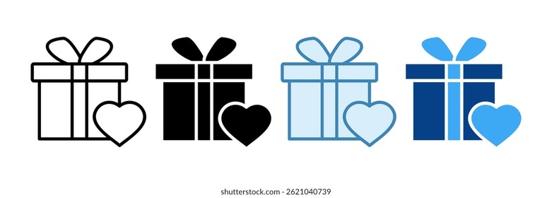 Gifts Icon Set Multiple Style Collection