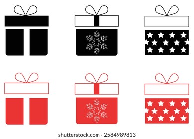 Gifts icon, Surprising gift boxes vector illustration