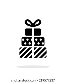 Gifts icons on white background. Vector illustration. Vector illustration.