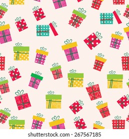 gifts icons seamless pattern. greeting card mothers day
