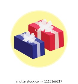 Gifts Isolated Illustration