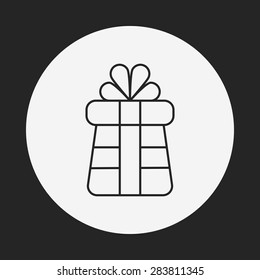 gifts line icon