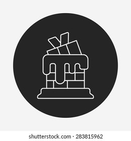 gifts line icon