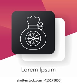 gifts line icon