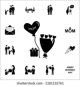 gifts for mother's day  icon. Mother's Day icons universal set for web and mobile