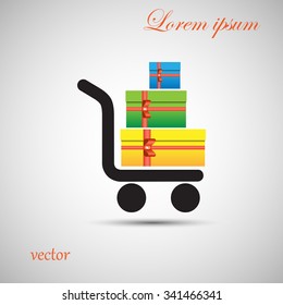 gifts on trolley
