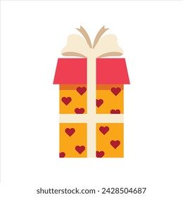 gifts and prizes flat vector