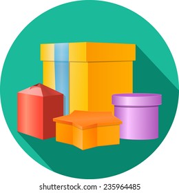 gifts, vector illustration