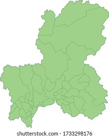 Mapa Gifu (se puede cambiar el color)