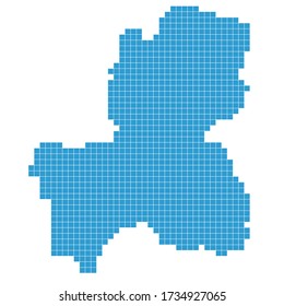Gifu Map dot blue icon