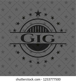 Gig dark badge