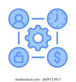Gig Economy Icon Element for Design