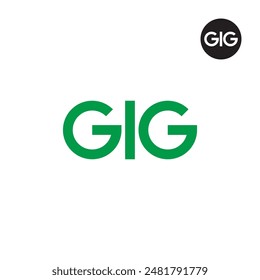 GIG Logo Letter Monogram Design
