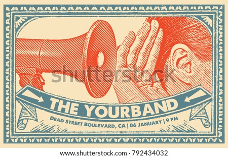 Gig Poster Flyer Art Template