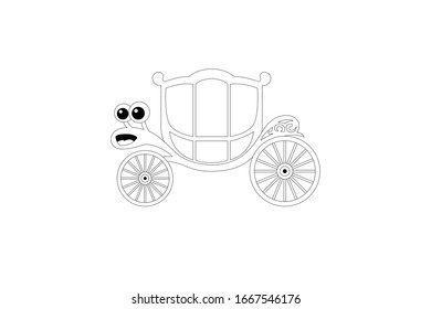 Gig Vector Object Outline Transportation Illustration