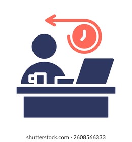 Gig Work Icon Element for Design