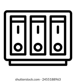 Gigabyte icon outline vector. Data memory. Mobile gb