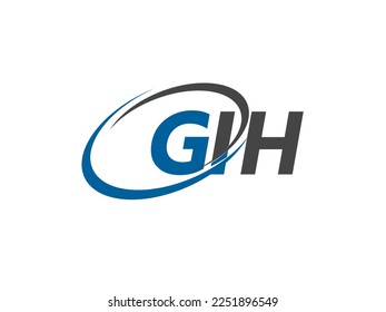 GIH-Brief kreatives, modernes, elegantes Logo-Design