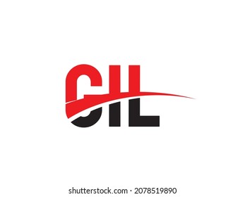 GIL Letter Initial Logo Design Vector Illustration