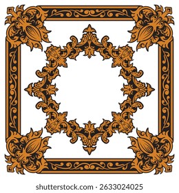 Gilded Arc Ornamental Frames in Premium Decorative Geometric Style Vector