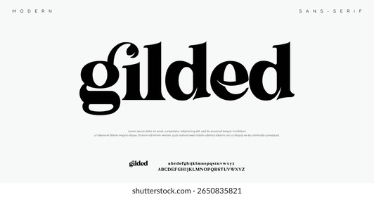 Gilded calligraphy alphabet small lettering a to z font family