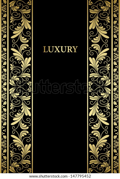 Gilded floral elements and ornaments\
for luxury design. Jpeg version also available in\
gallery