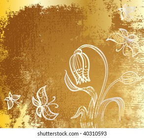gilded summer background