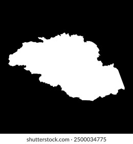 Gilgit Baltistan region map, administrative territory of Pakistan. Vector illustration.