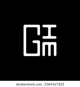 GIM letter logo vector design, GIM simple and modern logo. GIM luxurious alphabet design  