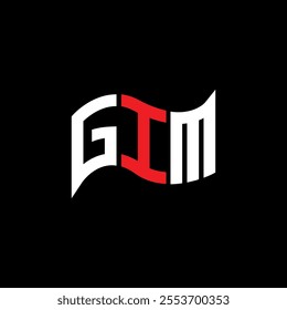 GIM logo design, GIM simple and modern logo. GIM luxurious alphabet design  
