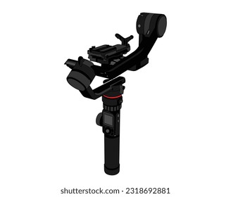 Gimbal Vectors and Illustrations for Free vector Gimbal is a professional 3-Axis Stabilized Handheld Modular Gimbal The handle can be easily detached to be used  