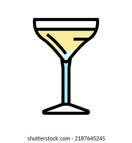 gimlet cocktail glass drink color icon vector. gimlet cocktail glass drink sign. isolated symbol illustration