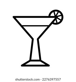 Gimlet cocktail icon alcoholic mixed drink vector image