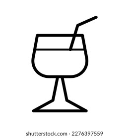 Gimlet cocktail icon alcoholic mixed drink vector image