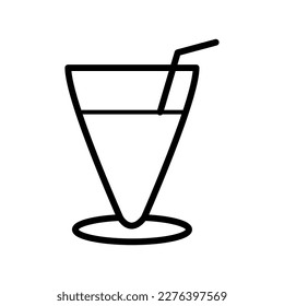 Gimlet cocktail icon alcoholic mixed drink vector image