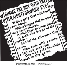 Gimme The Guy - Retro Ad Art Banner