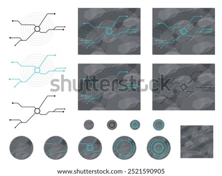 Gimmicks of ruins of advanced civilization