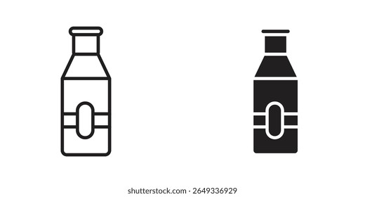 Gin icon Design Illustrations. editable web icons