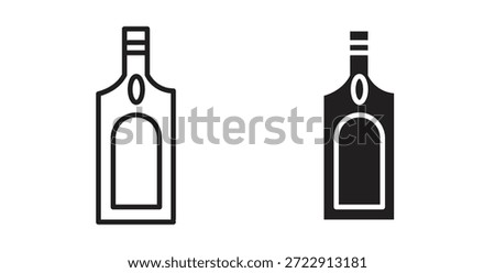 Gin icon for web and app. vector illustration eps